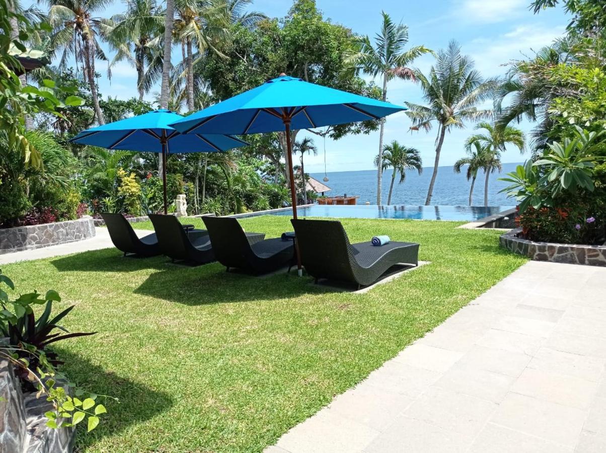 Absolute Beachfront, Paradise, 3Br Villa With Private Pool On 1200M2 Of Tropical Land Tulamben Exterior foto