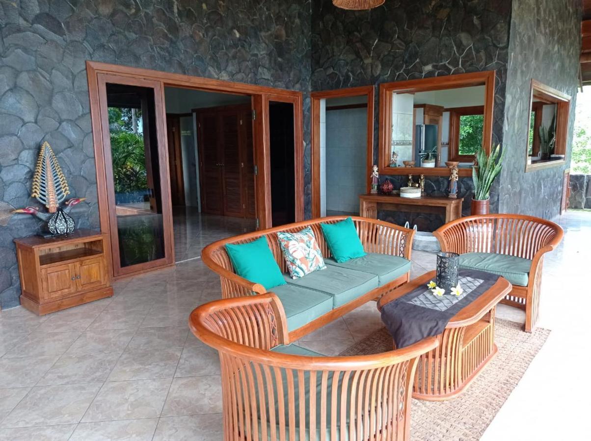 Absolute Beachfront, Paradise, 3Br Villa With Private Pool On 1200M2 Of Tropical Land Tulamben Exterior foto