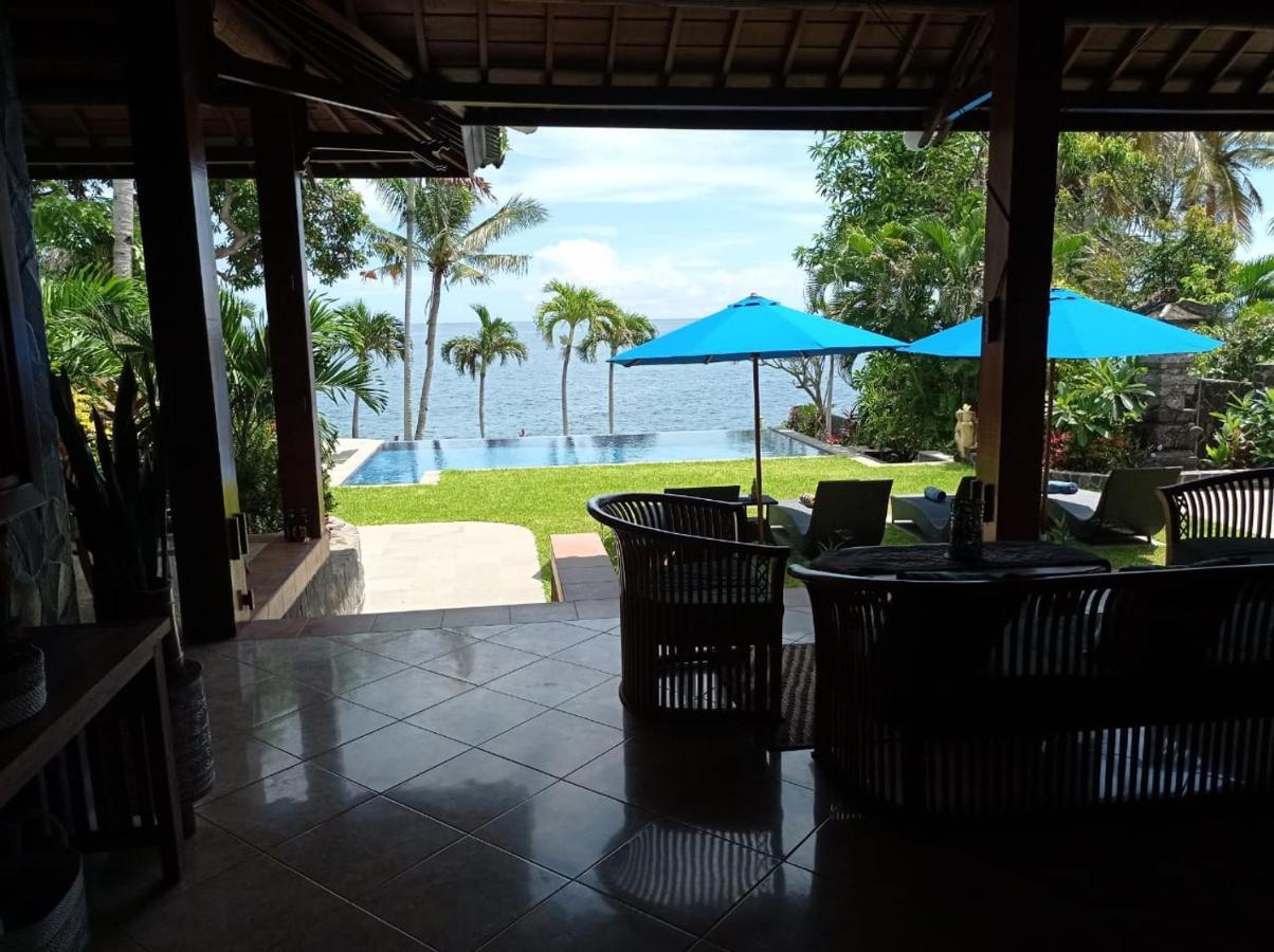 Absolute Beachfront, Paradise, 3Br Villa With Private Pool On 1200M2 Of Tropical Land Tulamben Exterior foto