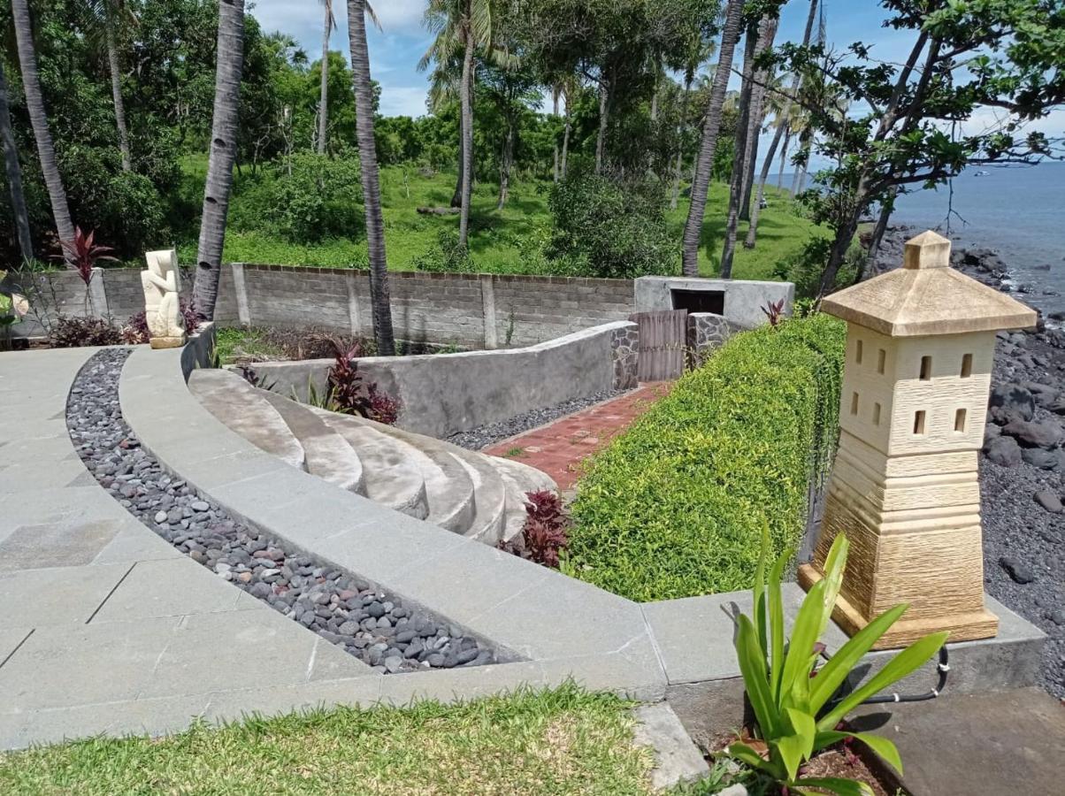 Absolute Beachfront, Paradise, 3Br Villa With Private Pool On 1200M2 Of Tropical Land Tulamben Exterior foto