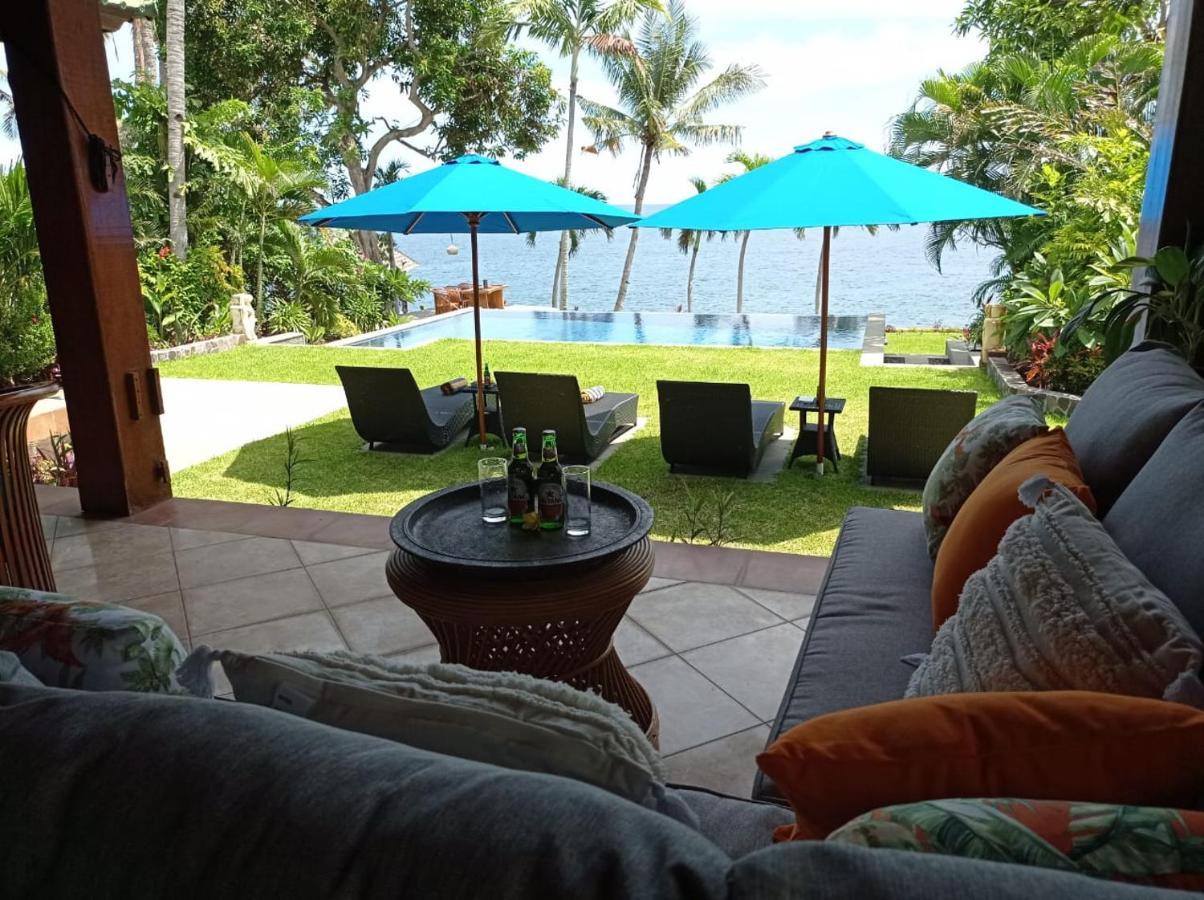 Absolute Beachfront, Paradise, 3Br Villa With Private Pool On 1200M2 Of Tropical Land Tulamben Exterior foto